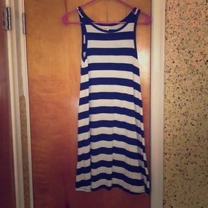 A Blue and White Summer Dress